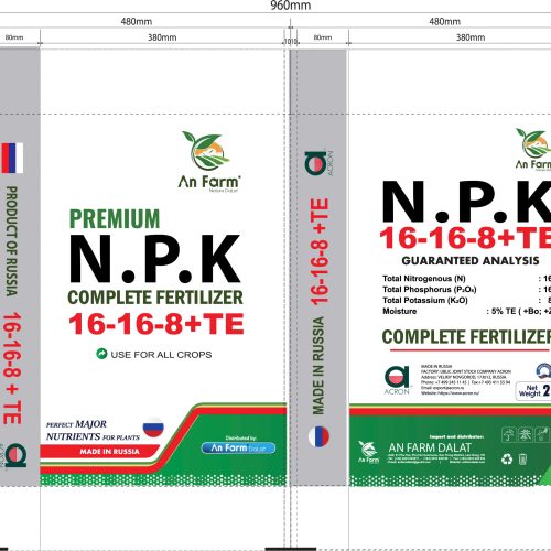 NPK 16-16-8 – TE Nhập Khẩu Nga
