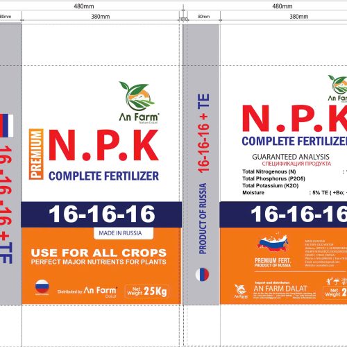 NPK 16-16-16, NPK 16-16-16  An Farm Dalat