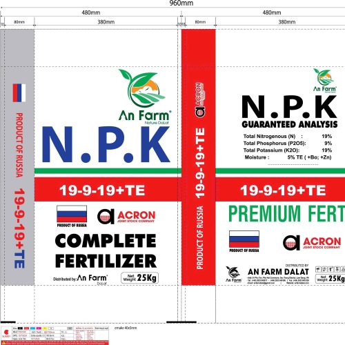 NPK 19 - 9 -19 Nhập Khẩu Nga